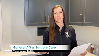 Basic Post Op Instructions