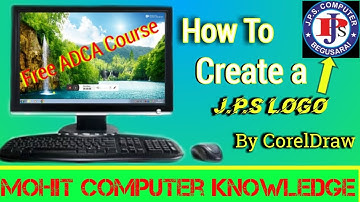 #ManojDey #TrendingVideo || How to Create J.P.S Logo By CorelDraw || Complete Computer Knowledge.