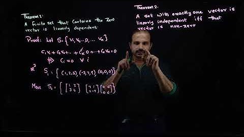 Fourth Semester BSc Mathematics(Core)-Linear Independence-Part6-Modle2-Section4.3-Calicut University