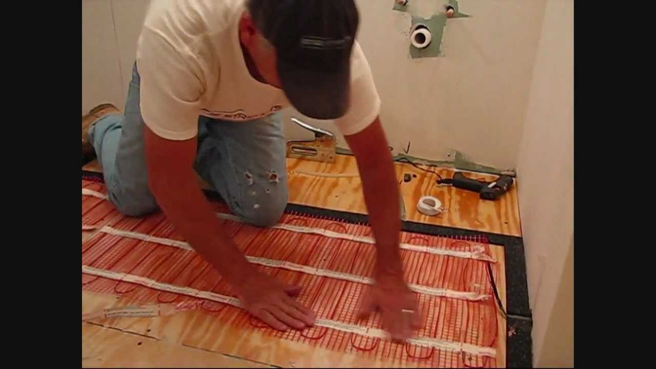 Install Warmup Electric Floor Heating, How To Install Heated Floors Under Hardwood