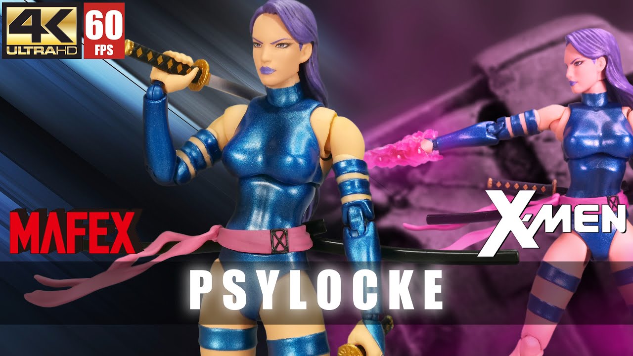 Mafex Psylocke Comic Ver. REVIEW | X-Men | Marvel | Unbox | サイロック スタイル