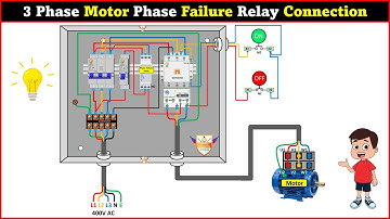 3 Phase Motor Phase Failure Relay Connection