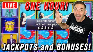 ONE HOUR of JACKPOTS & BONUSES ➤ Your FAVORITE Link Slots!