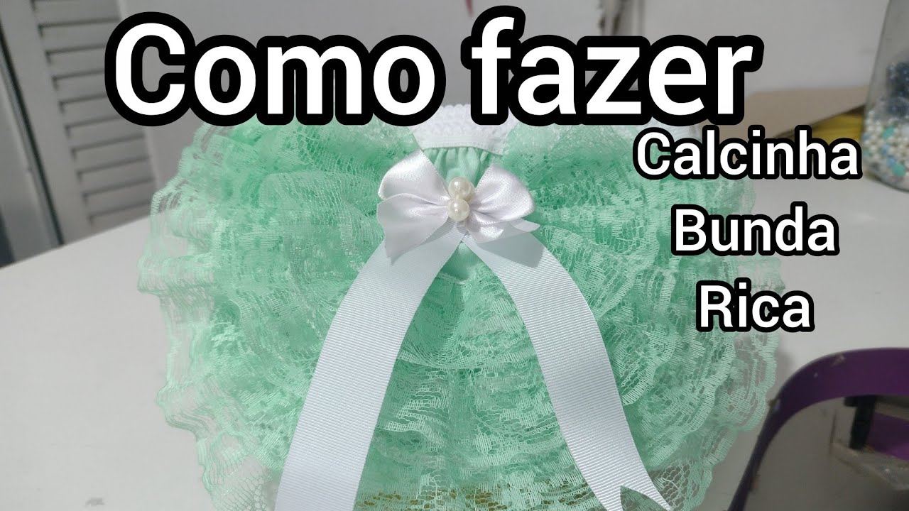 Vem aprender a fazer uma calcinha bunda Rica 😂💲💵🎀