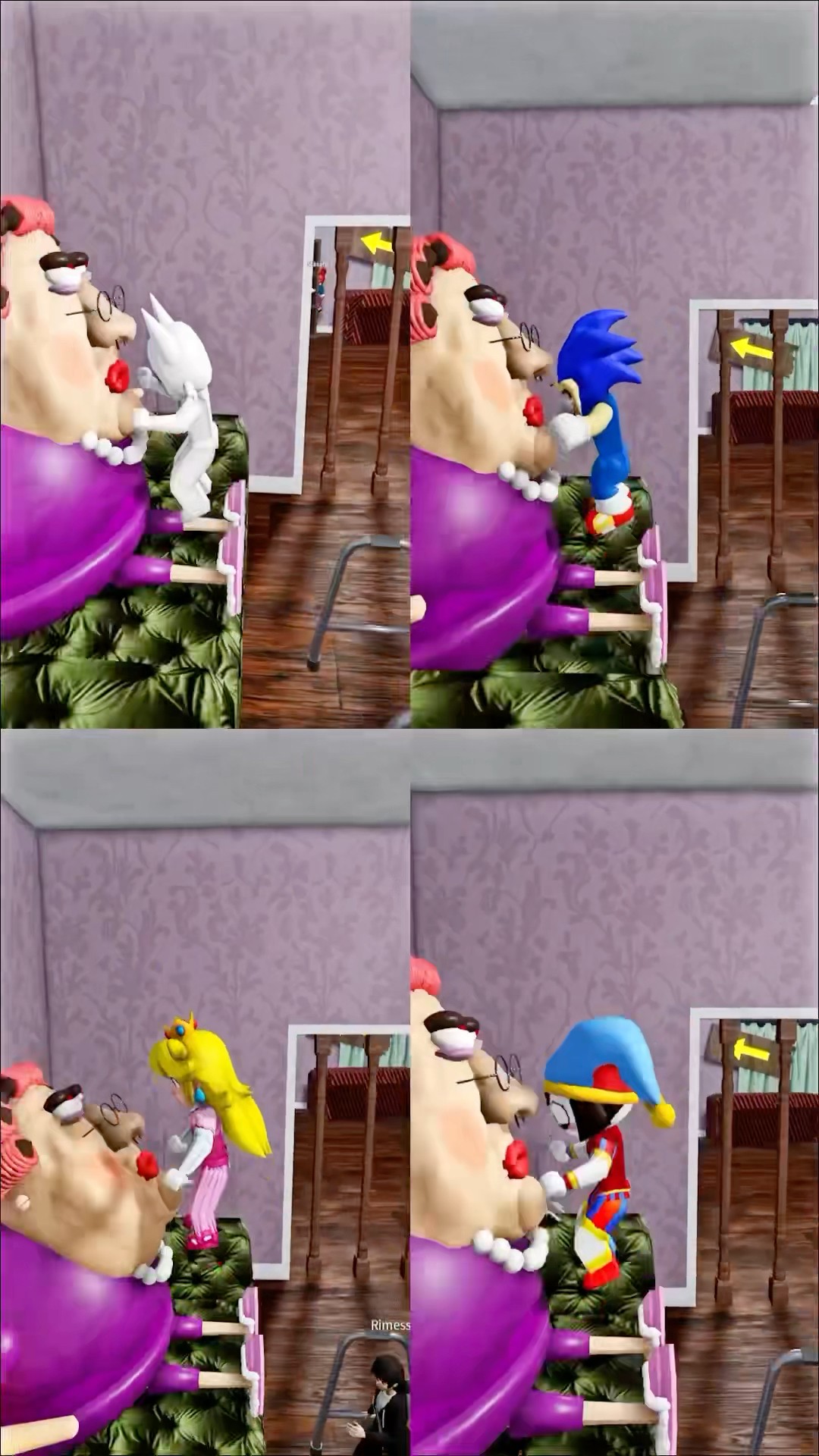 Oh My...Super Kiss #sprunki #incredibox #sonic #mario #shin #pomni #digitalcircus
