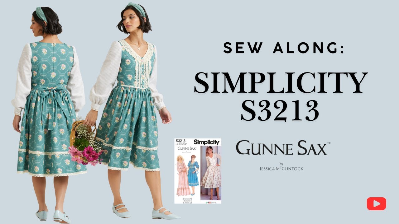 S3213 (PDF) | Simplicity Sewing Pattern 1980s Misses' Lace Trimmed