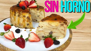 BUDÍN de PAN FÁCIL y SIN HORNO que TODOS Pueden Hacer