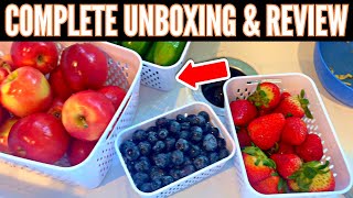 Best Food Storage Containers? Freshmage Large Fruit Containers (Full Review & Demo)