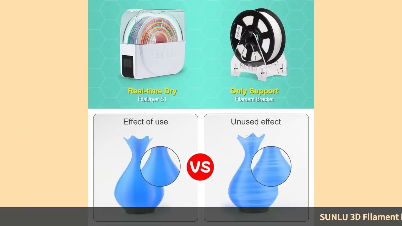 Unboxing SUNLU 3D Filament Dryer Box New Arrivals FilaDryer S1 3D Pr