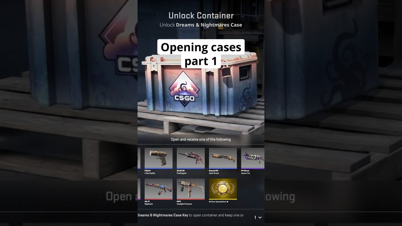 Opening cs2 cases part 1  #csgo #counterstrike #cs2 #gambling #gaming