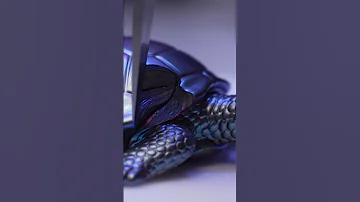Hypnotic Bismuth Turtle Slice 
