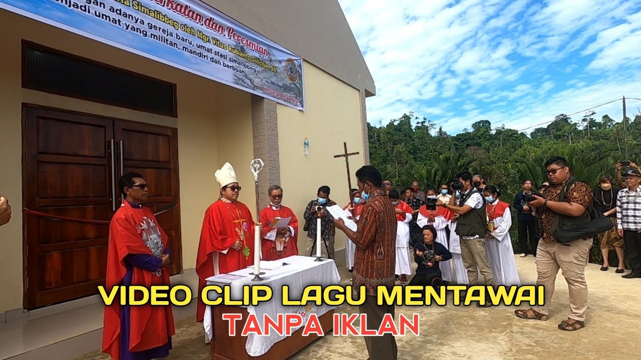 FULL LAGU MENTAWAI || PERESMIAN GEREJA  PERTAMA DI SIMATALU 2021