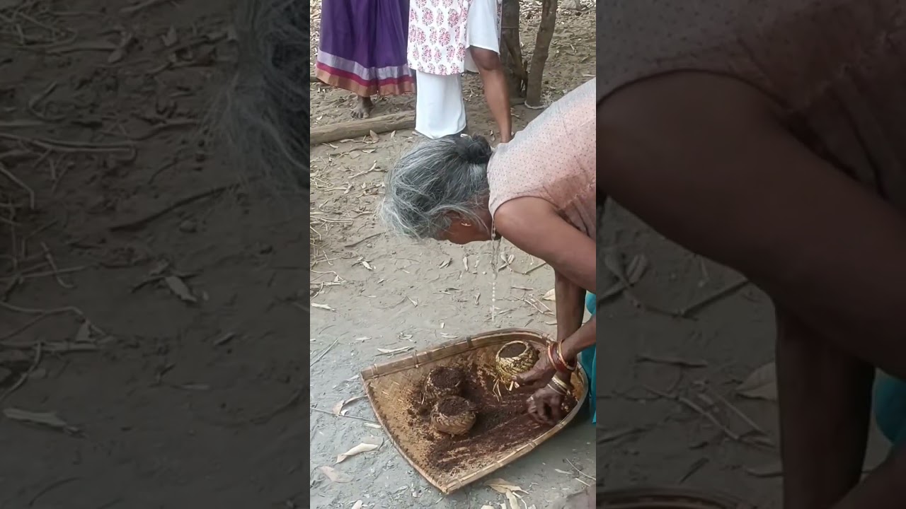 Desi model making a  kujri oil🔥
