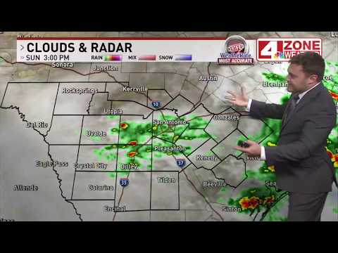 LATEST FORECAST: Tracking scattered storms and showers - YouTube