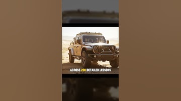 75% OFF 🖤 Learn how to create Jeep Gladiator in Blender