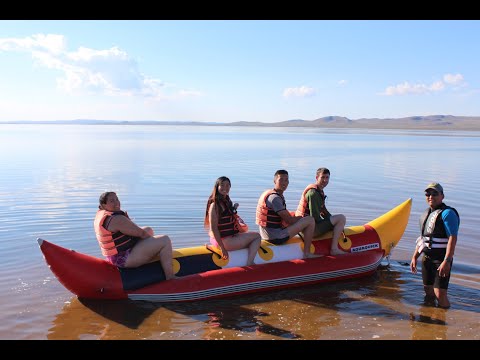 Boat trip at Ugii Lake, Arkhangai province, Mongolia. My Mongolia trip notes.