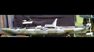 Watersnake Trolling Motor With PWM On My Kayak