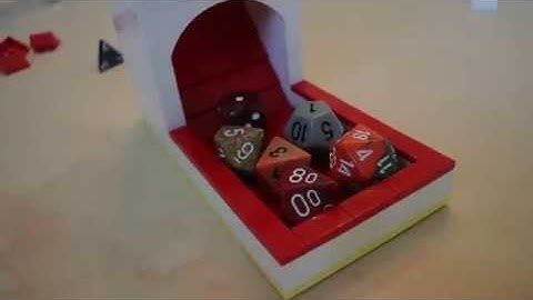 Small & Simple LEGO Dice Tower MOC - Time-lapse Build