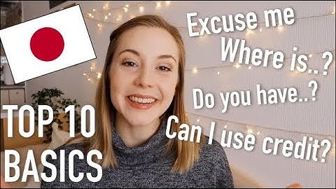 Japanese phrases you need for travelling Japan // Basic