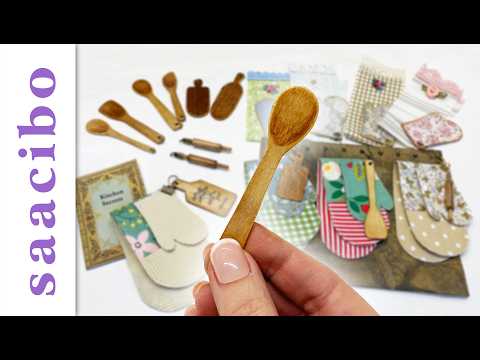 Mini Rolling Pins, Spoons and Cutting Boards Made From Craft Sticks