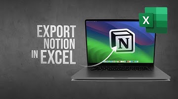 How to Export Notion to Excel on Mac (tutorial)