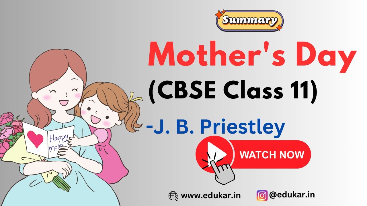 mother-s-day-summary-by-j-b-priestley-cbse-class-11-youtube