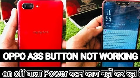 oppo A3s power button not working l oppo A3S Switch button not working