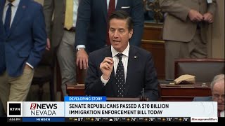 Senate Republicans approve bill to fund immigration enforcement