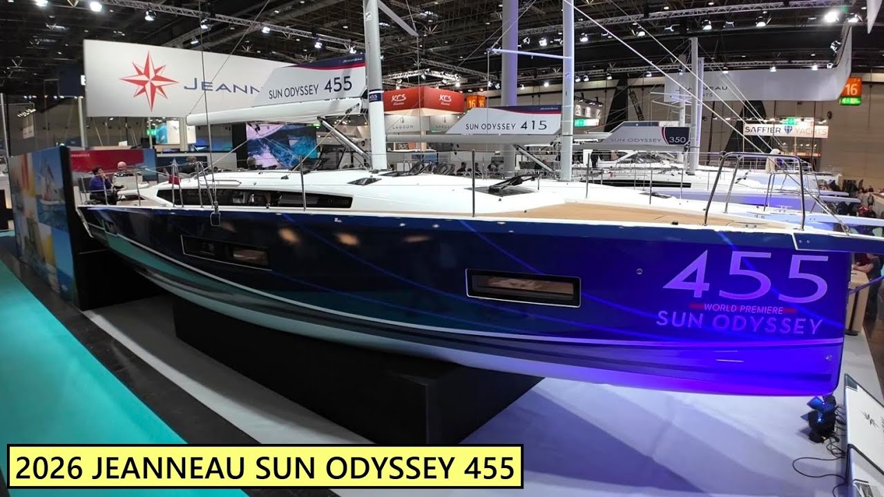 ⁣Amazing 2026 JEANNEAU SUN ODYSSEY 455 sailing boat