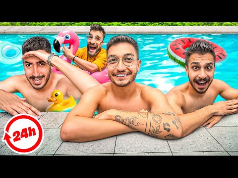 آخرین نفر که توی استخر بمونه برنده میشه