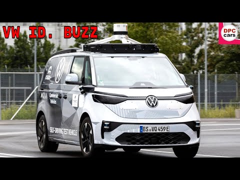 Self Driving VW ID BUZZ AD Testing and Walkaround Volkswagen