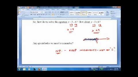 6-1 & 6-2 Solving Inequalities Using Addition, Subtraction, Multiplicaton, and Division