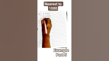 Round of the number Nearest to 1000✨Part5CBSE|ICSE|SSC|IB|CISCE|NIOS|ISC|IGCSE|Maths#trending#shorts