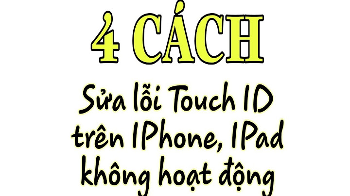 Lỗi không thể kích hoạt touch id trên iphone 6 năm 2024