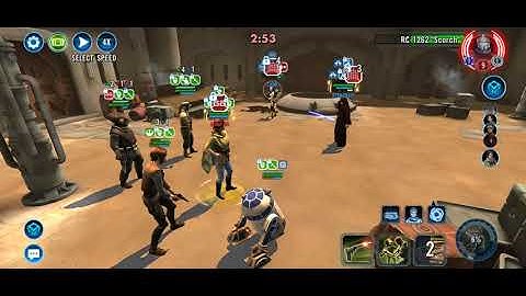 GAC 5v5 - Leia vs Lord Vader and DSClones