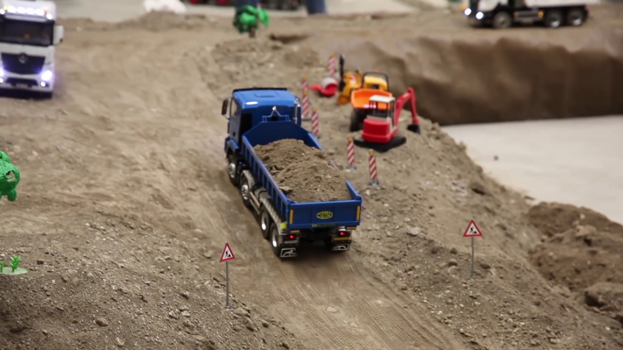 rc trucks rc camiones rc fahrzeuge rc excavator maquinas rc