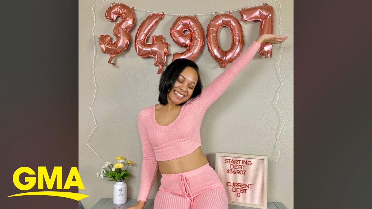 Single mom pays off $34K of debt. Now, she helps other single moms do the same l GMA