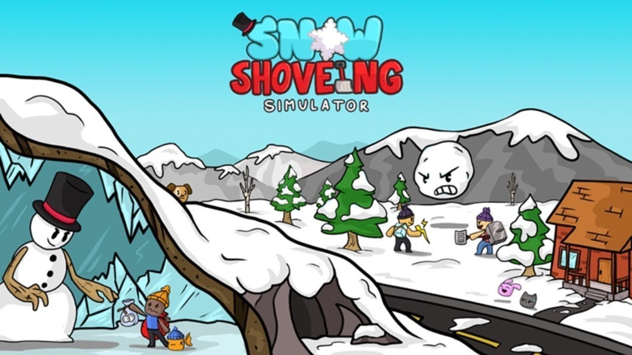 Играю в Roblox режим Snow Shoveing Simulator - YouTube.