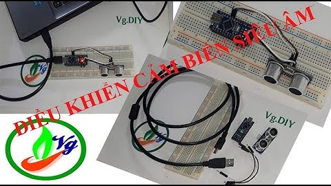 [Arduino] Điều khiển cảm biến siêu âm #21