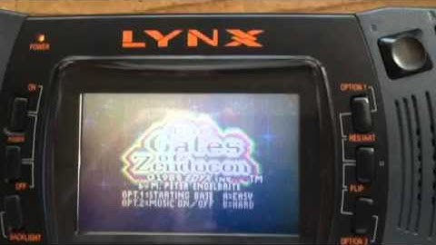 Atari Lynx booting in 2016