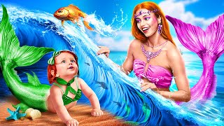 extreme mermaid makeover! from nerd to popular mermaid!