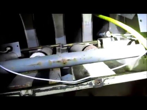 Arcoaire 90% furnace heat exchanger inspection - YouTube