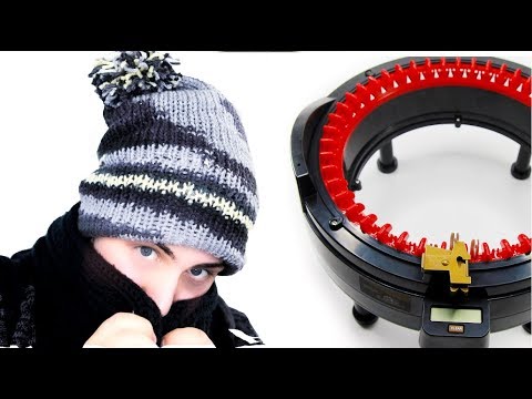 Schnell und Einfach Beanie mit dem AddiKingSize KnittingLoom