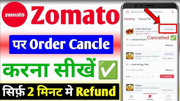 Zomato Par Order Cancle Kaise Kare | Zomato Order Cancel 2025