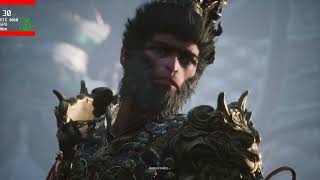 Black Myth  Wukong: Max ray tracing, low Shadows, Reflections and GI. Brightness 50