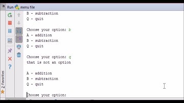 creating a basic terminal menu - python 3.4 - user selection, python basics