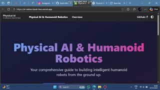 AI Physical humanoid Robotics Book written By Ai , supervised by Ali Raza