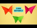 Easy Origami Butterfly in only 3 minutes | How to Make Origami Butterfly