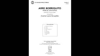 Video thumbnail of "Arre Borriquito - arr. Carrie Lane Gruselle"