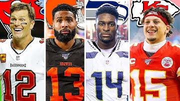 Best NFL Player from Each Jersey Number